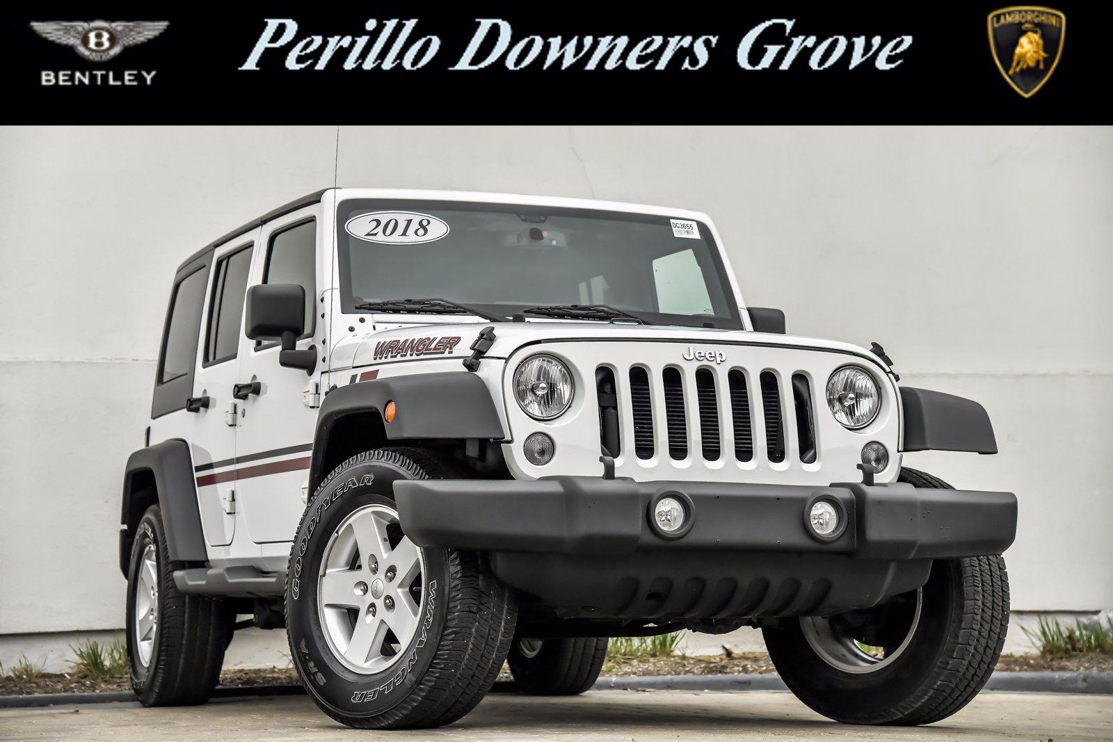 Used 2018 Jeep Wrangler JK Unlimited Sport S For Sale (Sold